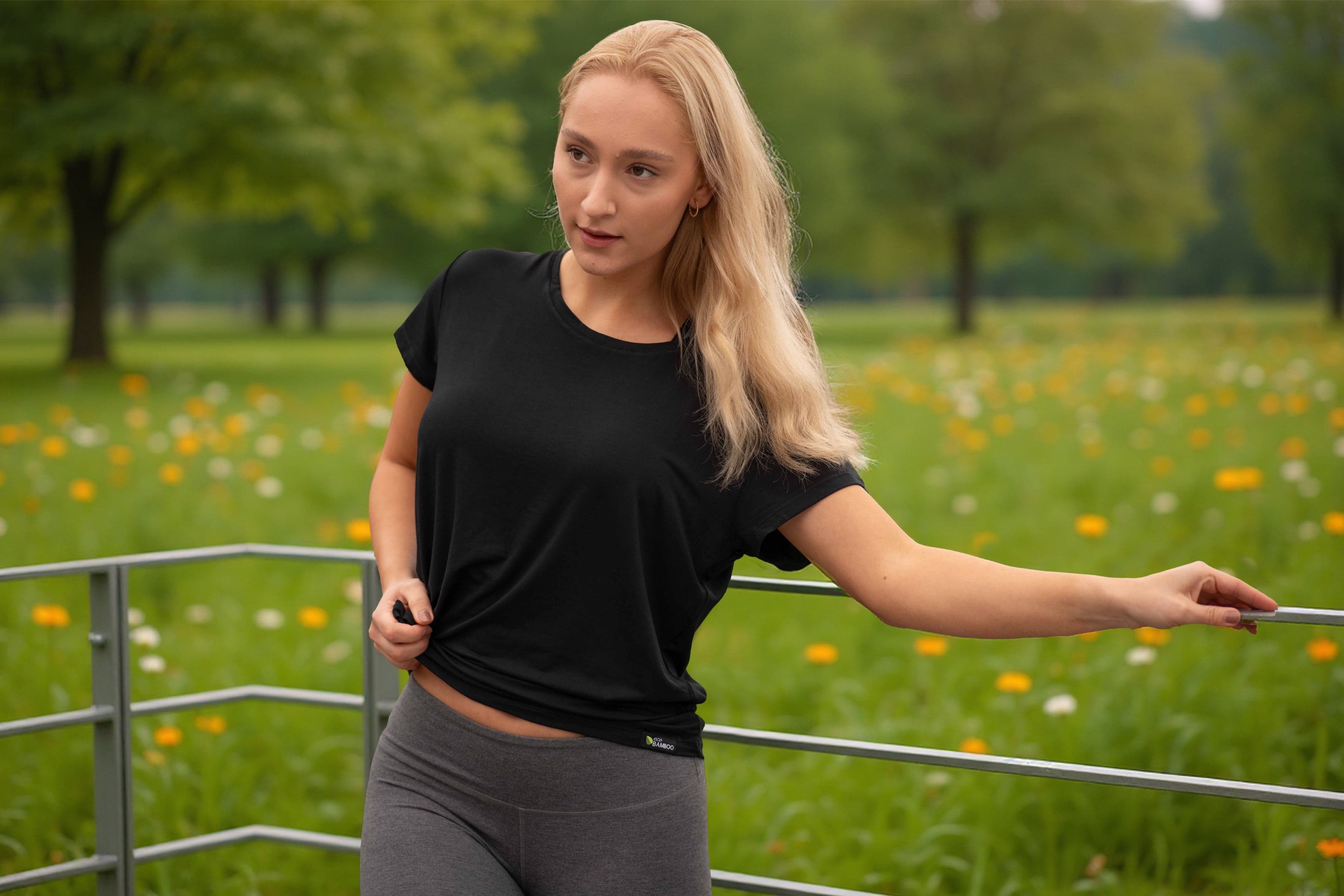 EcoBamboo spodná bielizeň na každodenné pohodlie – elegantne kombinuj pohodlný štýl s aktívnou jogou.