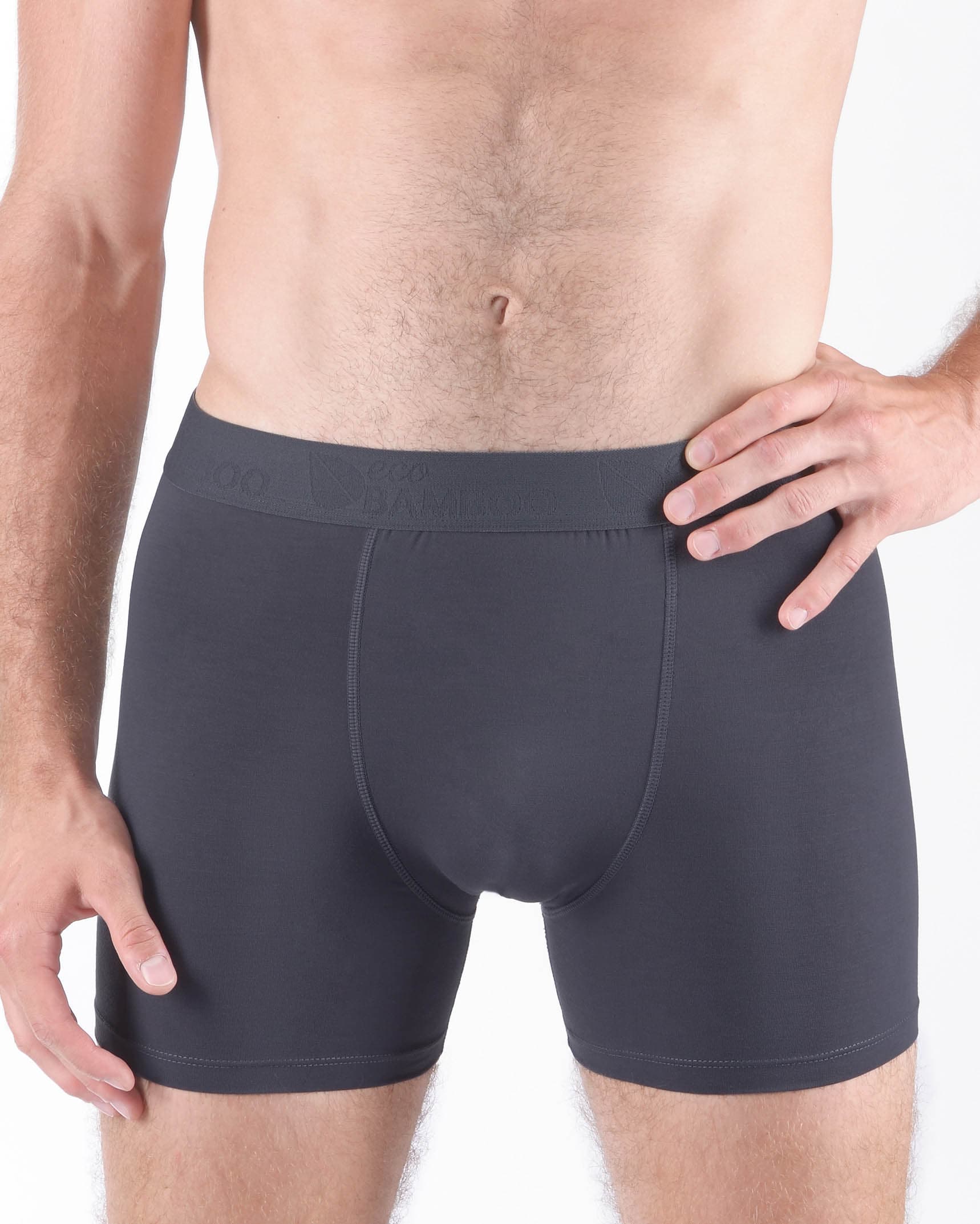 Bambusové boxerky s delší nohavičkou a širokou gumou EcoBamboo