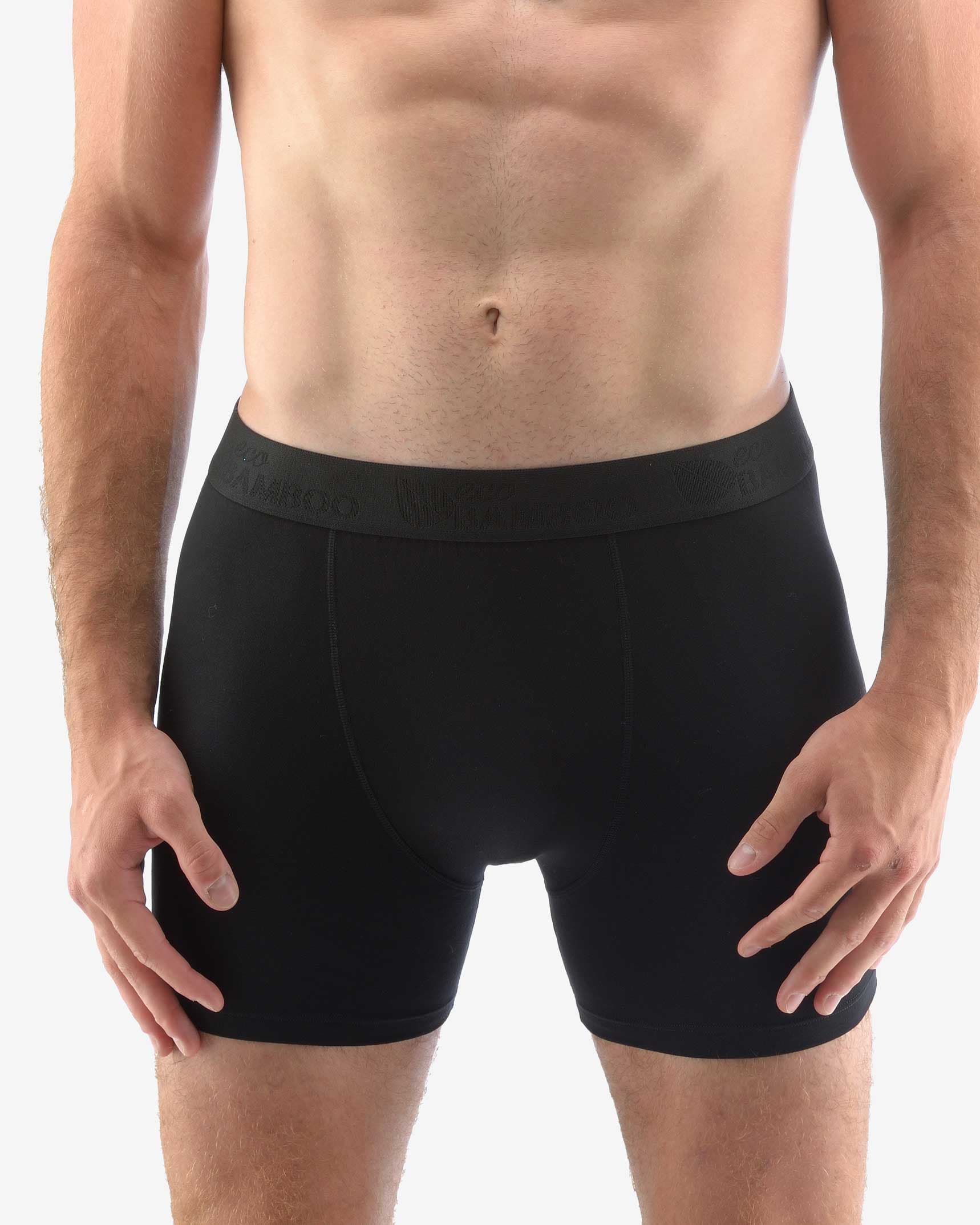 Bambusové boxerky s delší nohavičkou a širokou gumou EcoBamboo